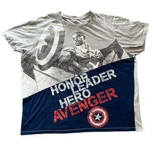 Marvel Captain America “Honor Leader Hero Avengers” 3XL Graphic T-shirt
